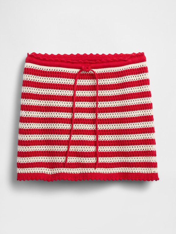 100% Cotton Crochet Easy Mini Skort