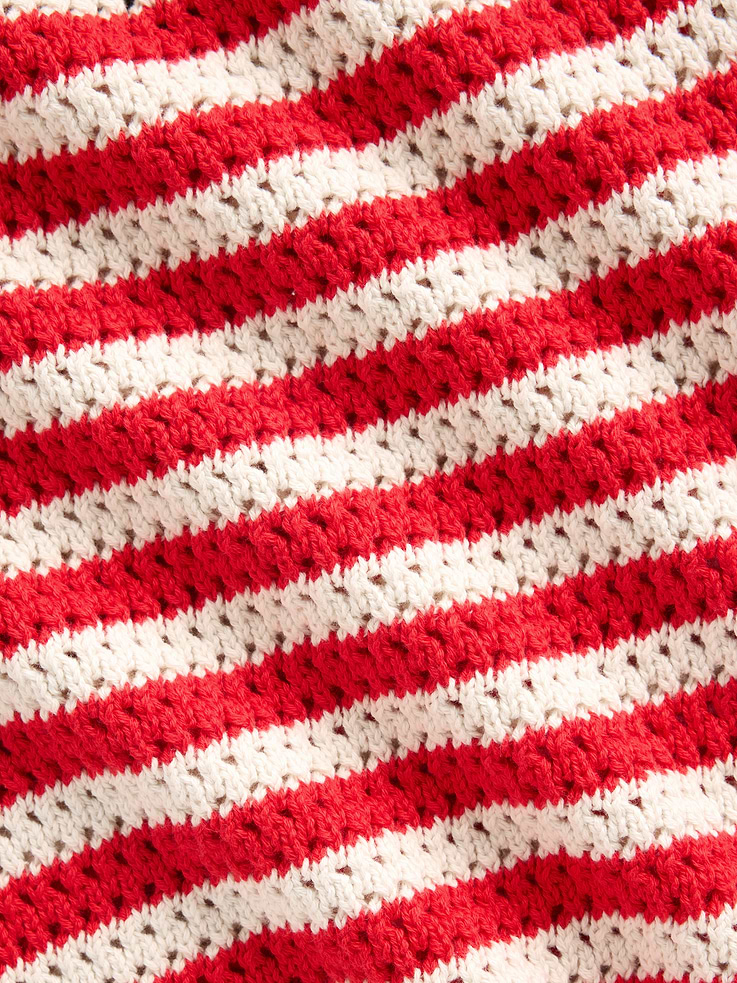 Image number 4 showing, 100% Cotton Crochet Crop Sweater Tank