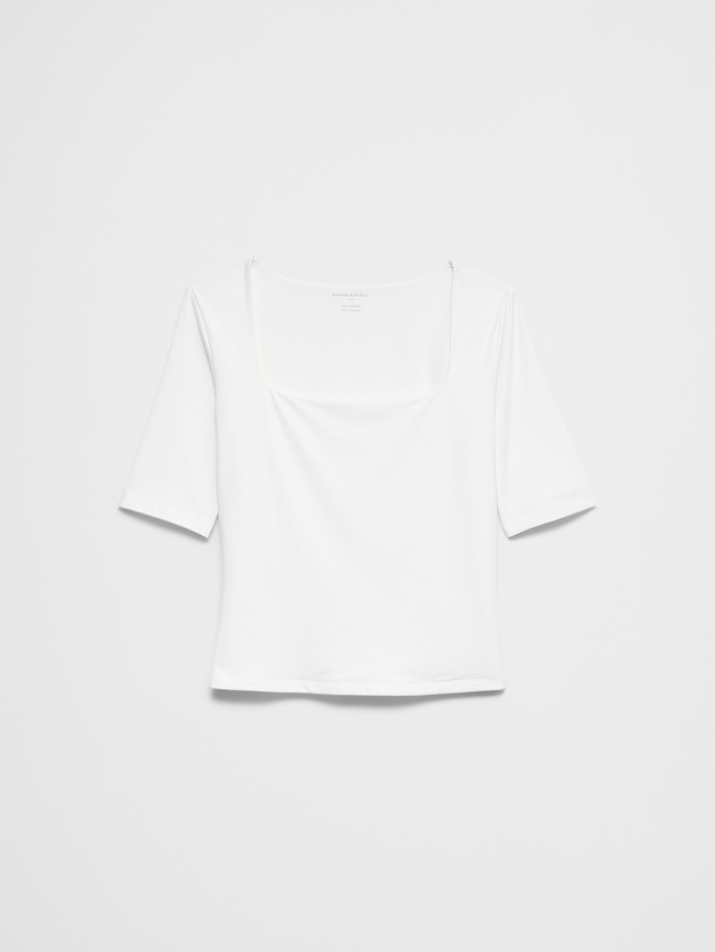 Image number 7 showing, Soft Stretch Square-Neck Top