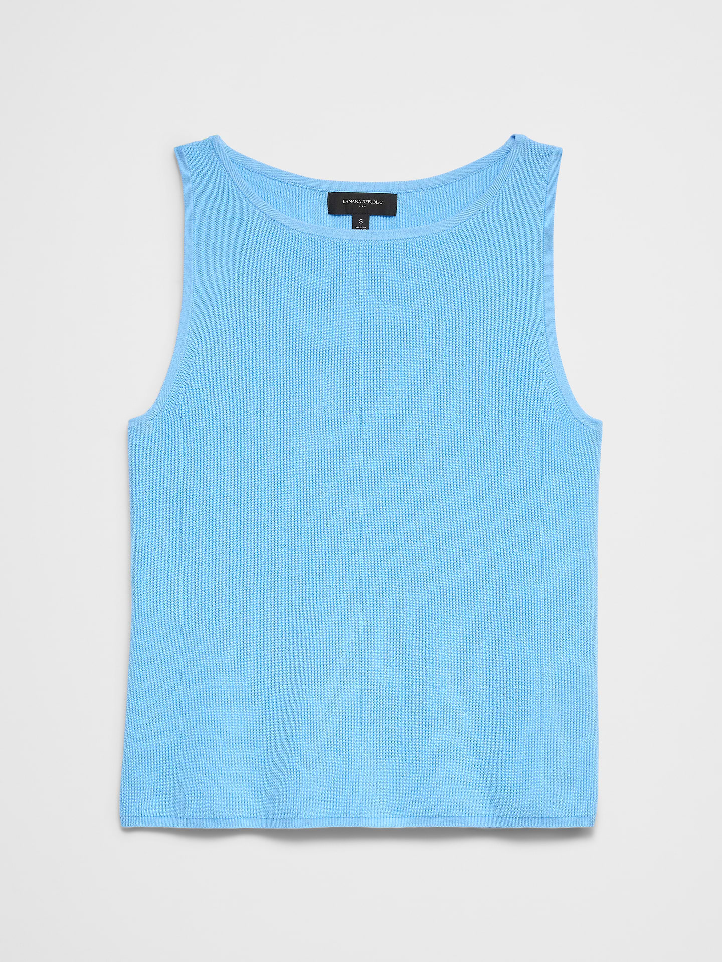 Image number 4 showing, Cotton Boatneck Sweater Tank
