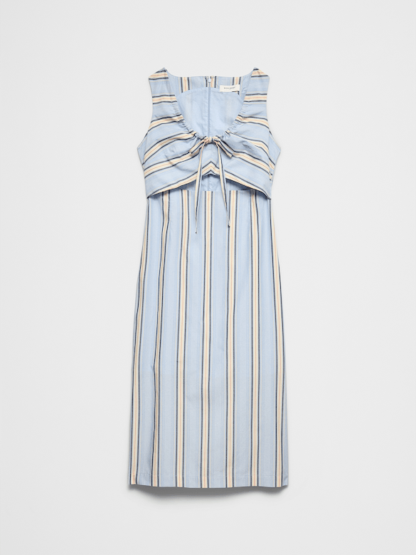 Cinched Cutout Midi Dress