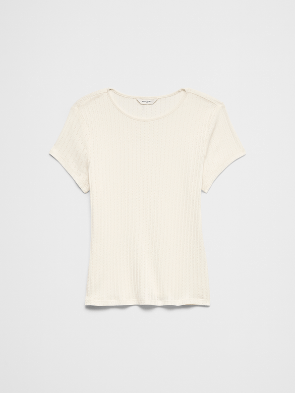 Pointelle Baby T-Shirt