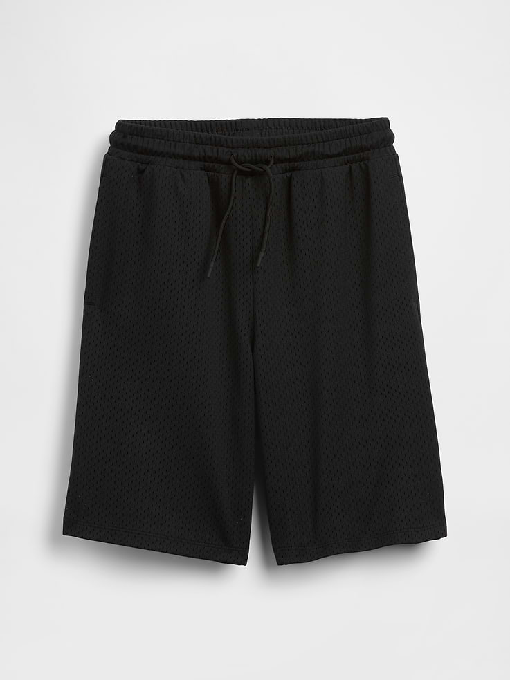 L'image numéro 2 présente Short de sport en maille pour Enfant, entrejambe de 20 cm