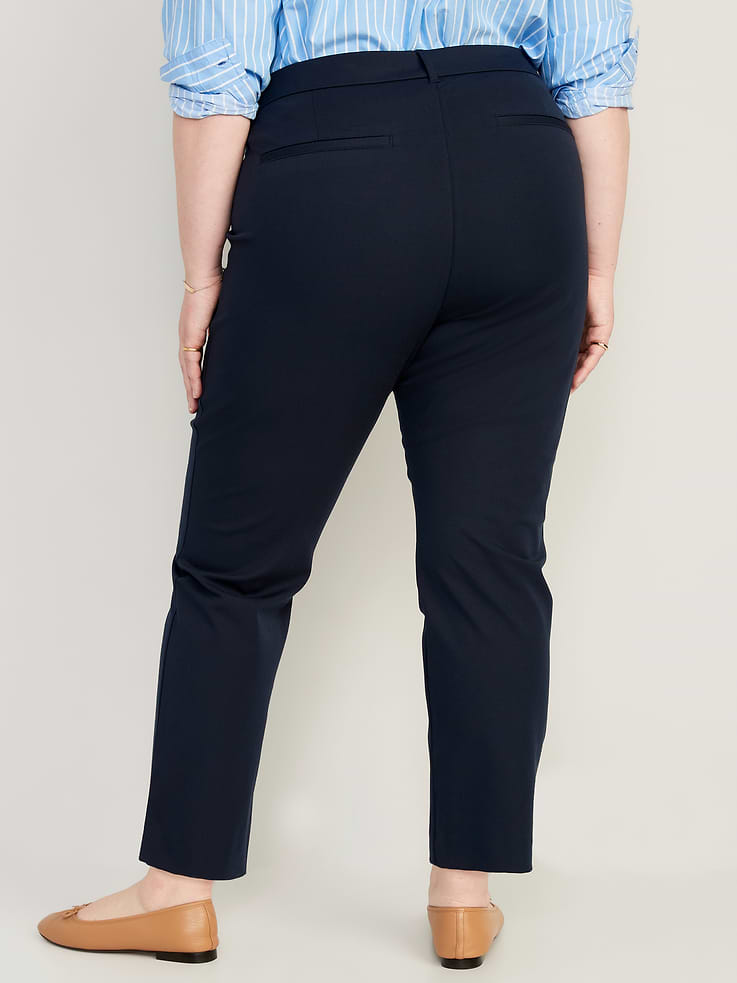 Image number 9 showing, High-Waisted Pixie Straight Pants