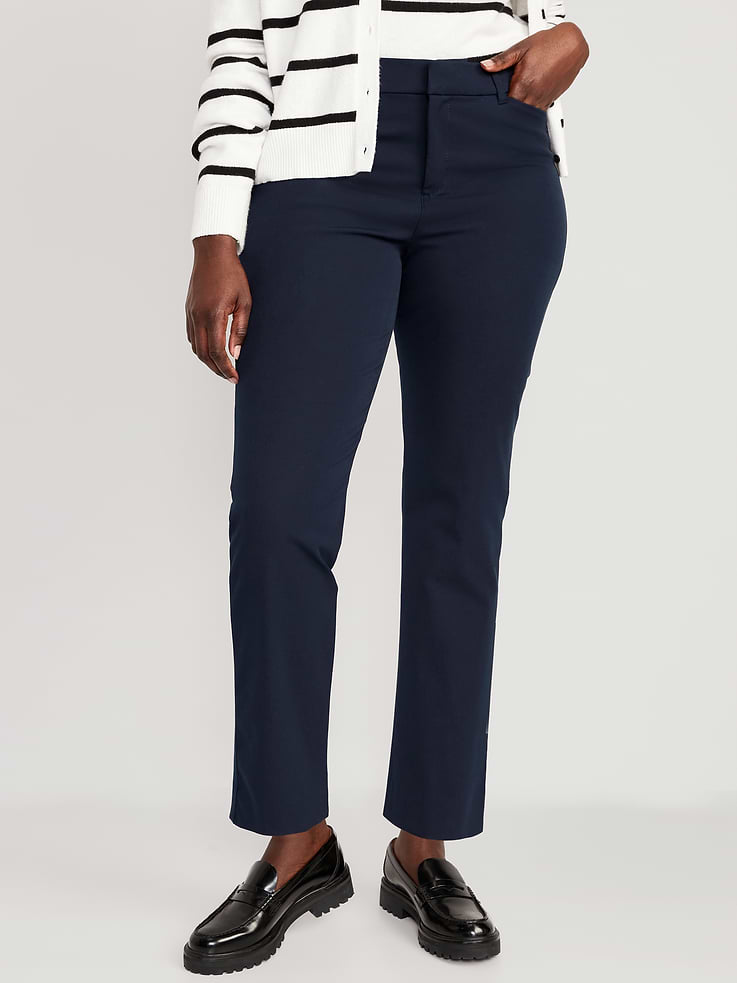 Image number 6 showing, High-Waisted Pixie Straight Pants