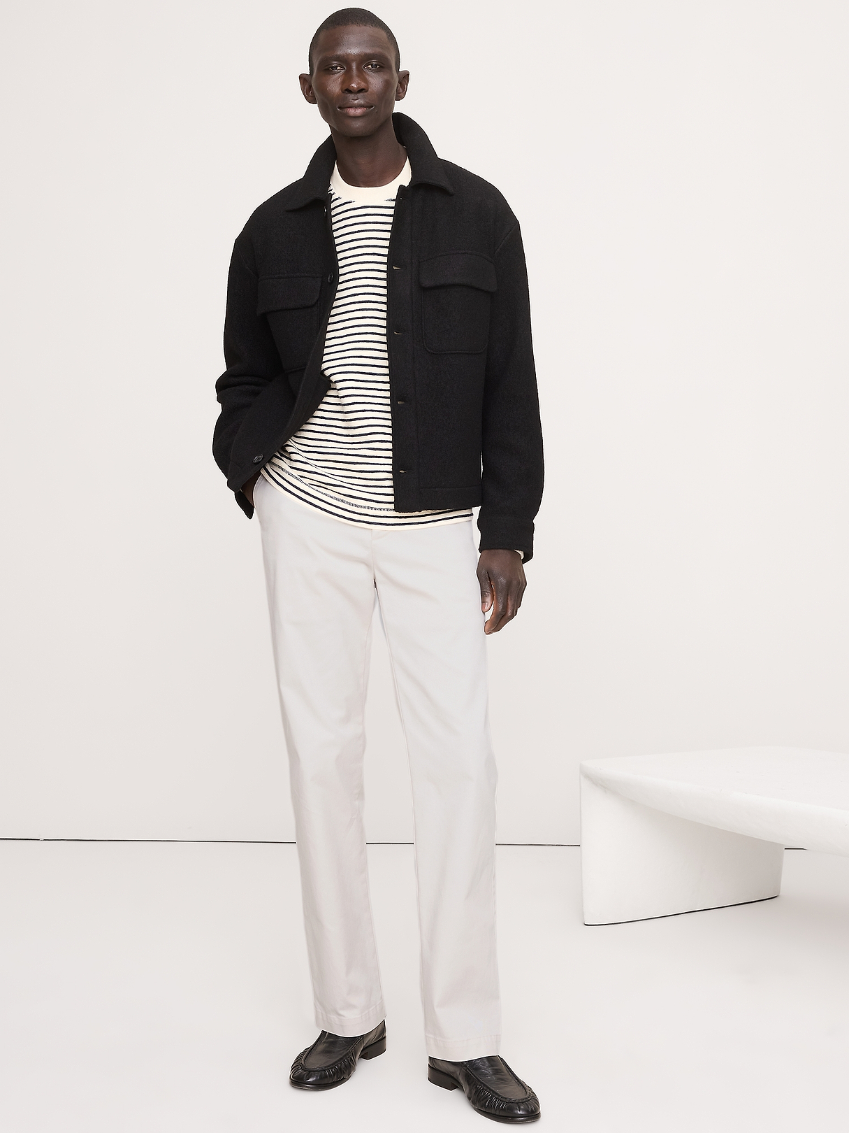 Straight Lived-In Chino | Banana Republic