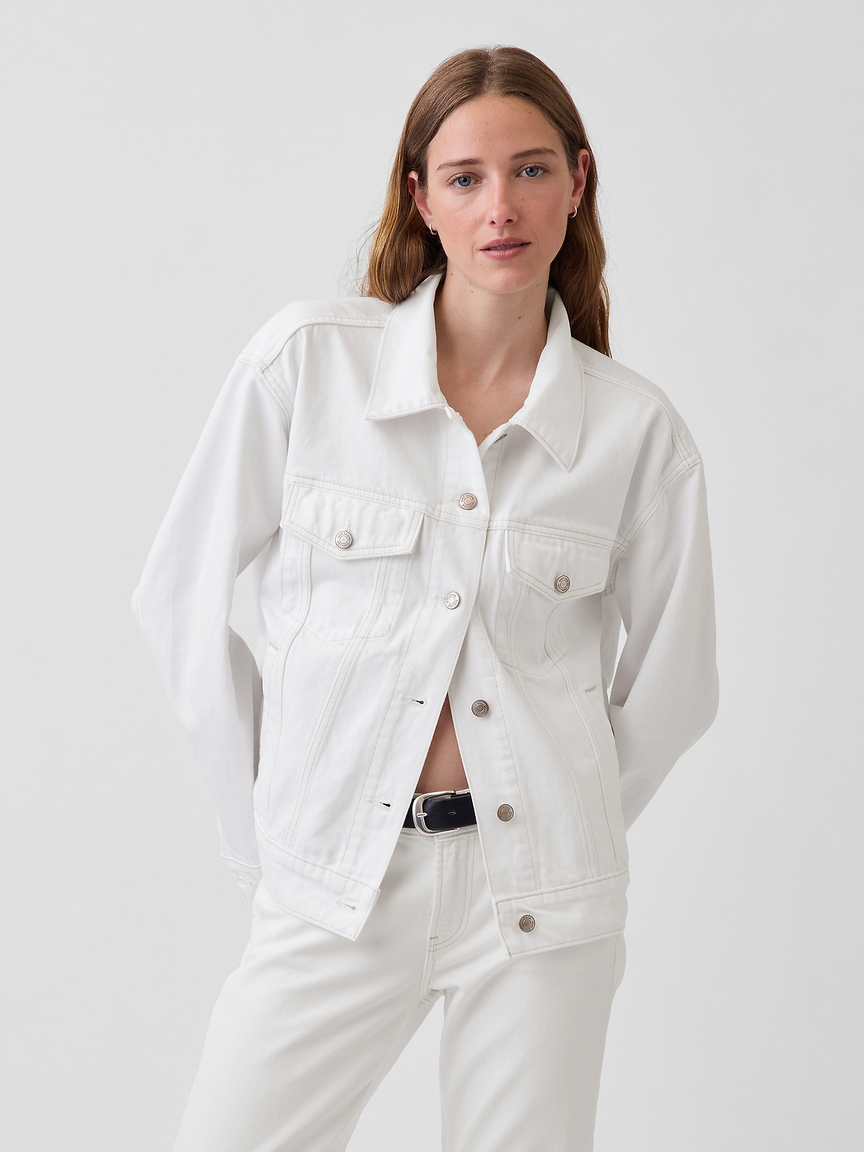 Oversized Icon Denim Jacket | Gap