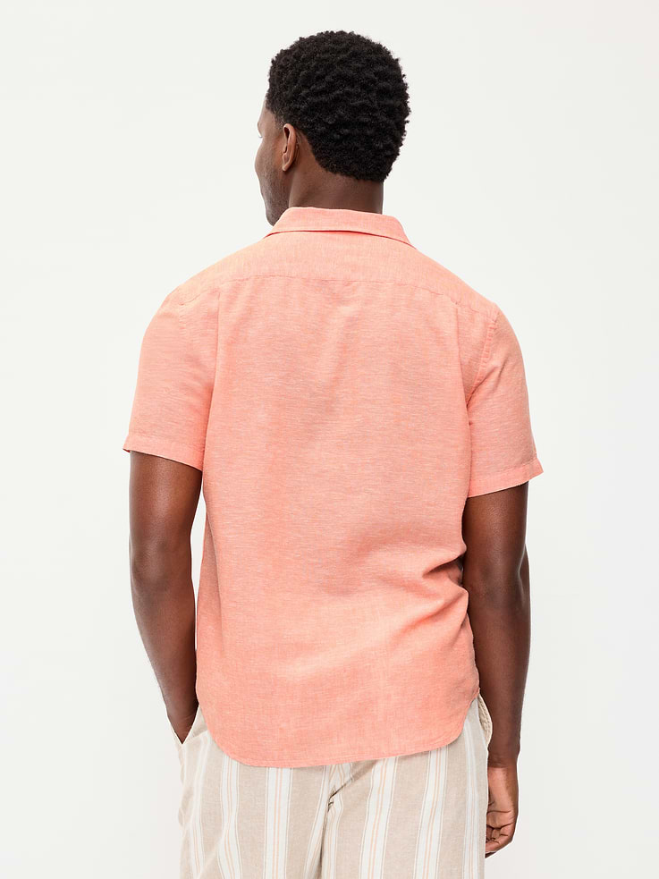 Image number 2 showing, Classic Fit Everyday Linen-Blend Shirt