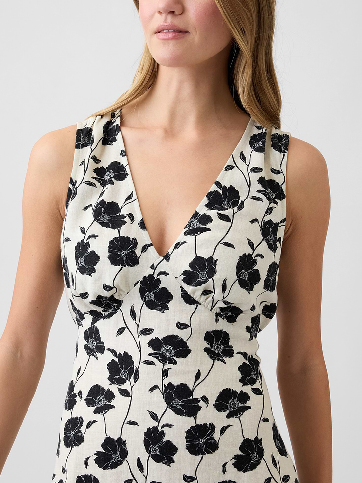 Image 3 of 6, Sleeveless V-Neck Mini Dress