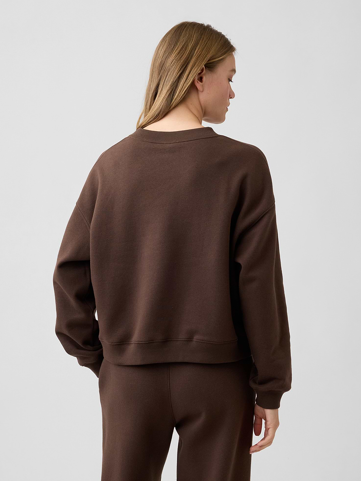 Image 2 of 5, Oversized Brannan Bear Wedge V-Neck Sweatshirt