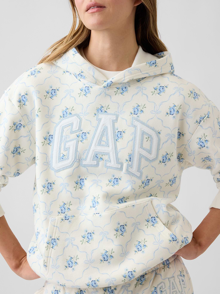 Image 4 of 5, Relaxed Gap Logo Hoodie