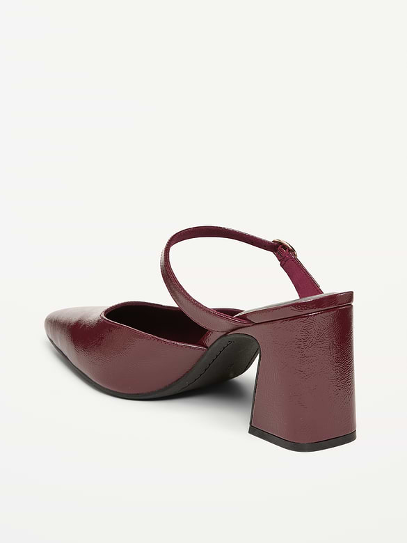 Mules à talon haut et à bride à boucle pour femme