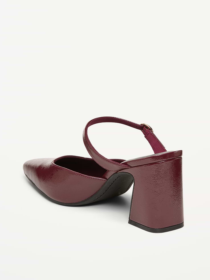 Image number 5 showing, Buckle-Strap Mule Heels for Women