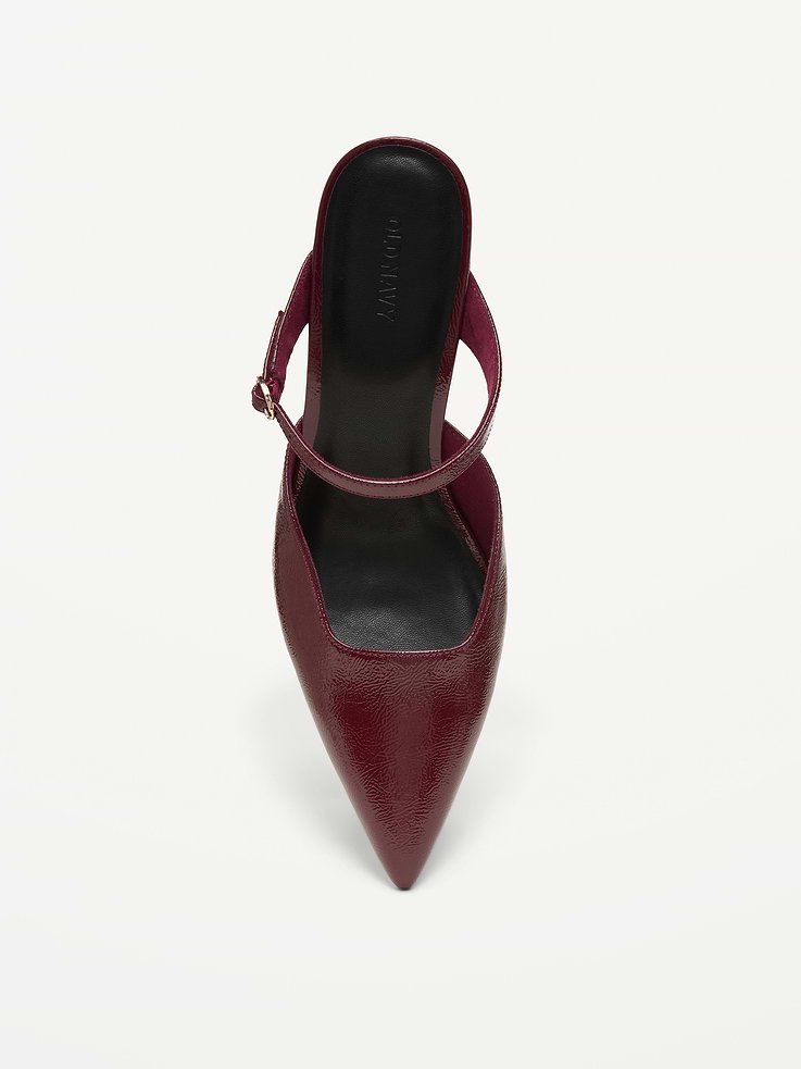 Image number 3 showing, Buckle-Strap Mule Heels for Women