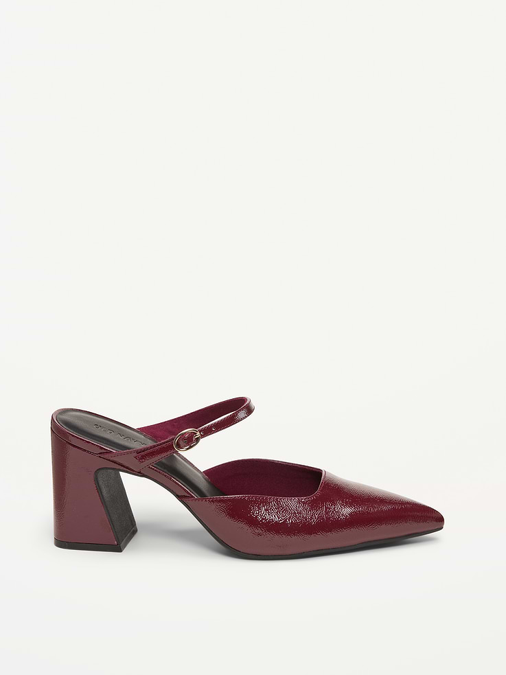 Image number 4 showing, Buckle-Strap Mule Heels for Women
