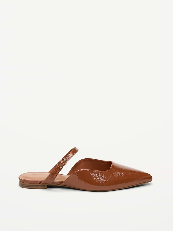 Image number 4 showing, Pointed-Toe Mule Flats for Women