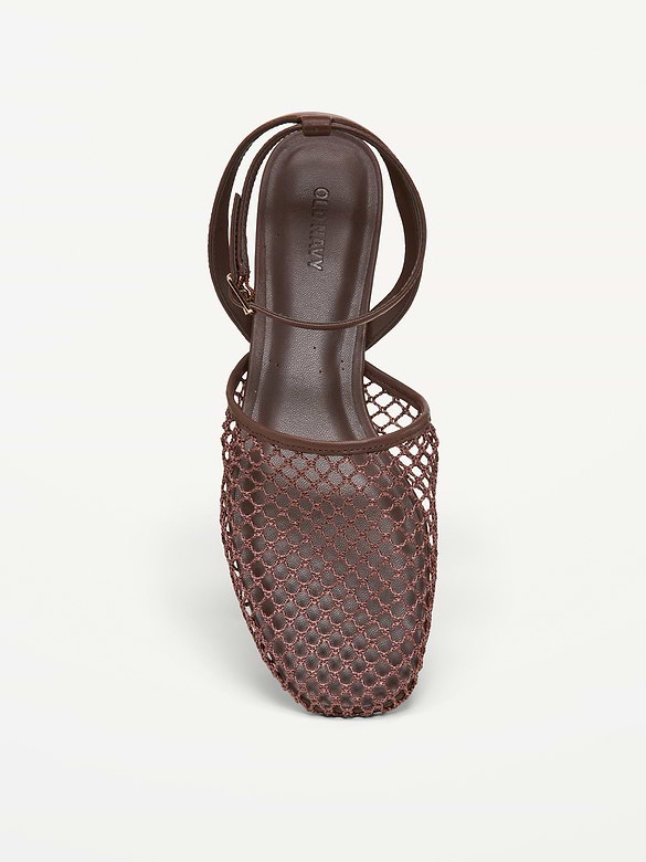 Raffia Slingback Flats for Women
