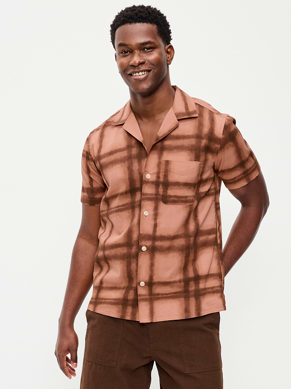 Chemise de vacances à manches courtes
