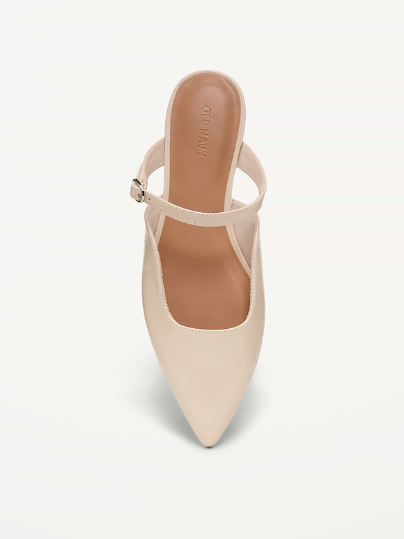 Pointed-Toe Mule Flats for Women