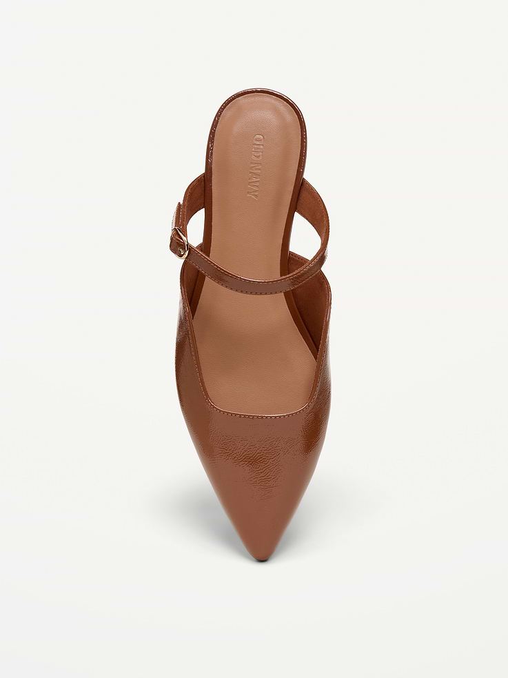 Image number 3 showing, Pointed-Toe Mule Flats for Women