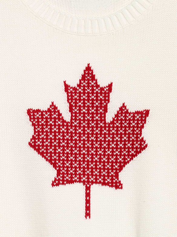 Crew-Neck Graphic Sweater