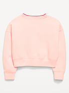 Image number 4 showing, Bounce Fleece V-Neck Sweatshirt for Girls
