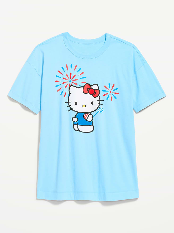 Image number 5 showing, Hello Kitty® Oversized Graphic Tunic T-Shirt