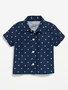 Image number 1 showing, Printed Short-Sleeve Shirt for Baby