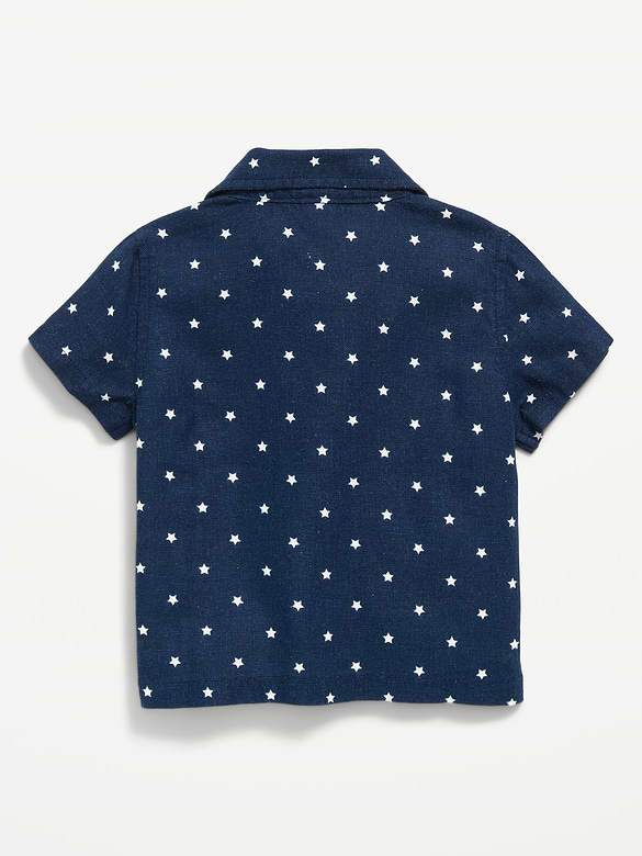 Printed Short-Sleeve Shirt for Baby