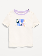 Image number 1 showing, Short-Sleeve Graphic T-Shirt for Toddler Girls