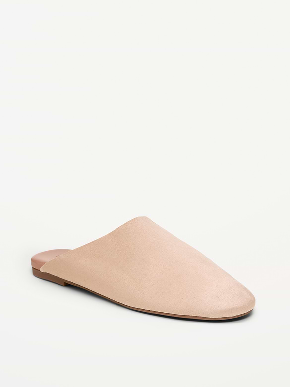 Faux-Suede Mule Clogs for Women