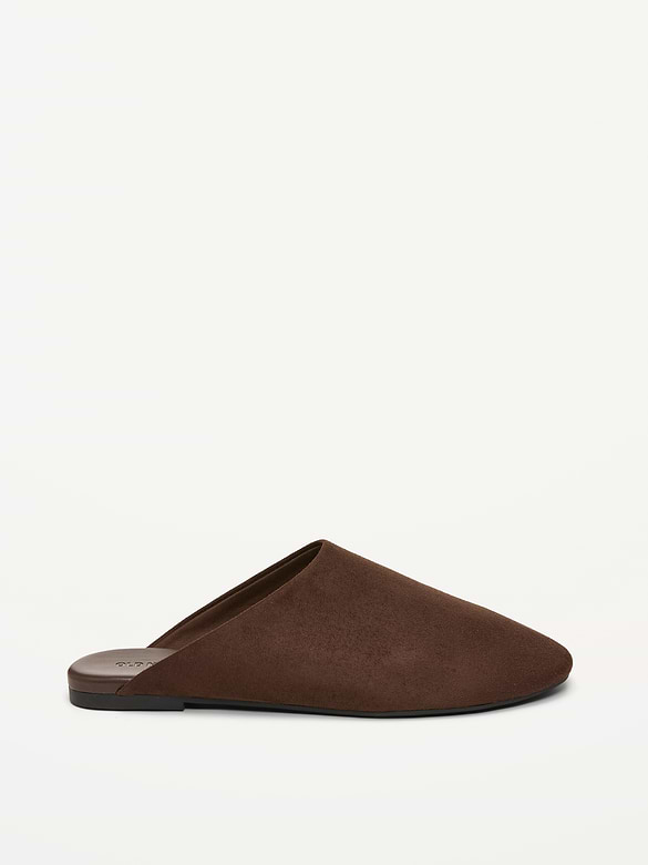 Faux-Suede Mule Clogs for Women