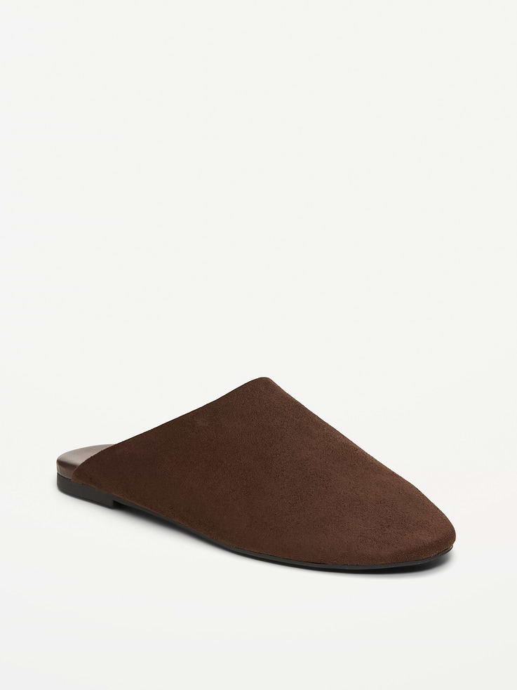 Image number 1 showing, Faux-Suede Mule Clogs for Women