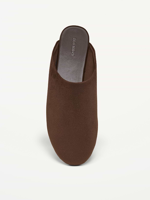Faux-Suede Mule Clogs for Women