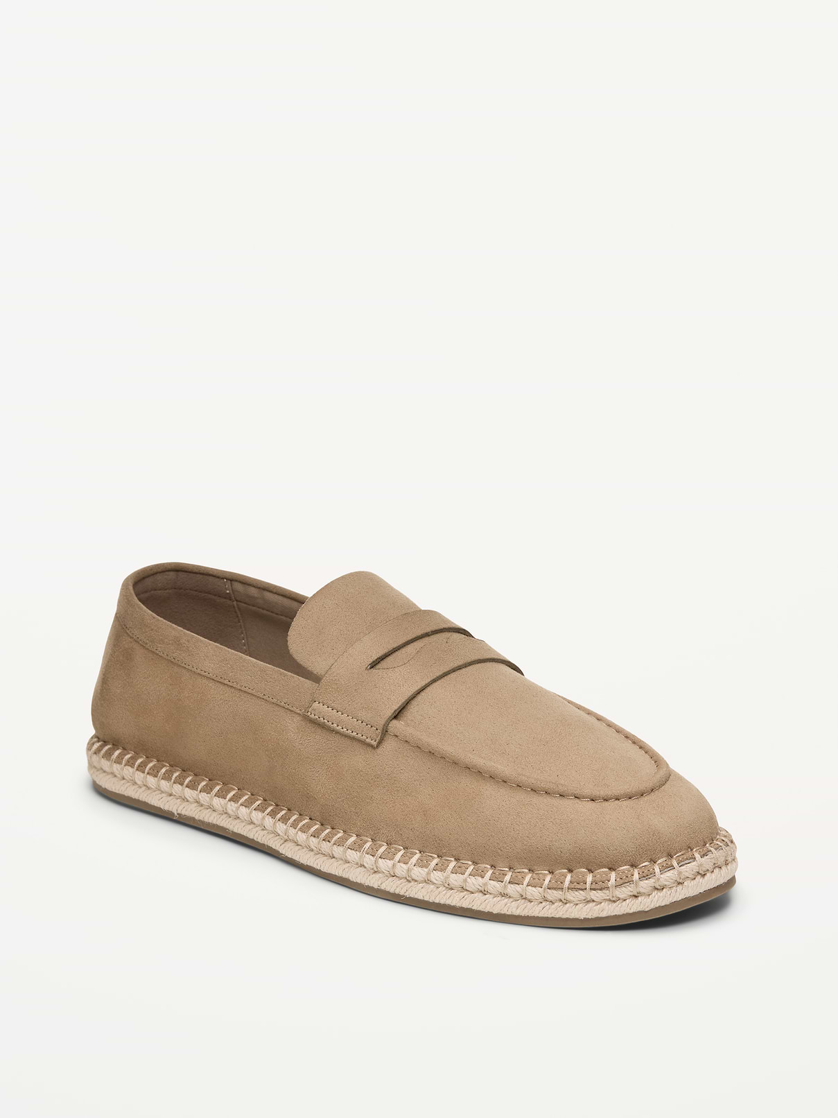 Image number 1 showing, Faux-Suede Espadrille Loafers for Men