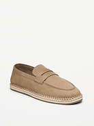 Image number 1 showing, Faux-Suede Espadrille Loafers for Men