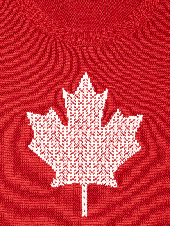 Crew-Neck Graphic Sweater