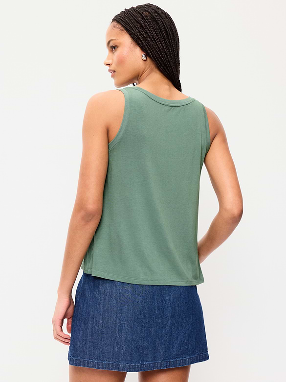 Luxe Scoop-Neck Tank Top