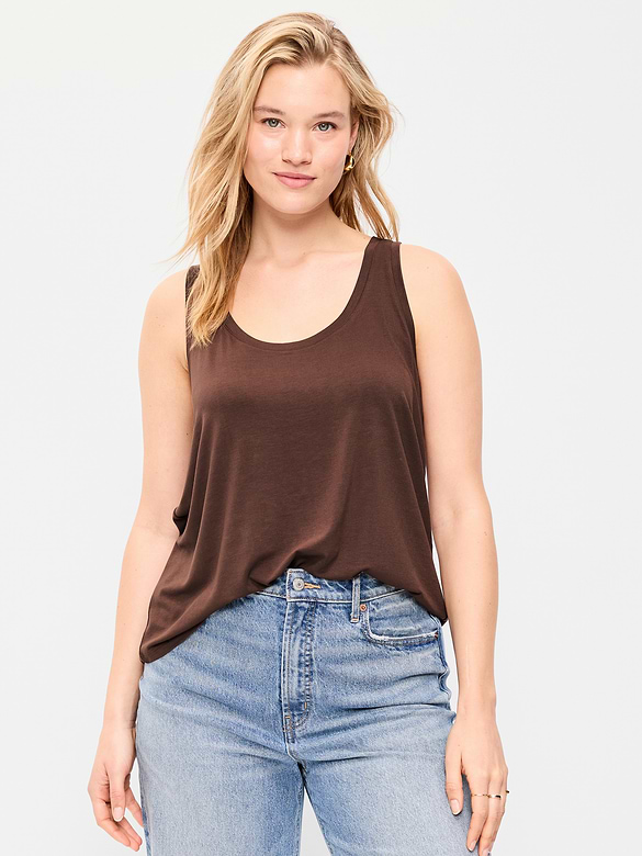 Luxe Scoop-Neck Tank Top