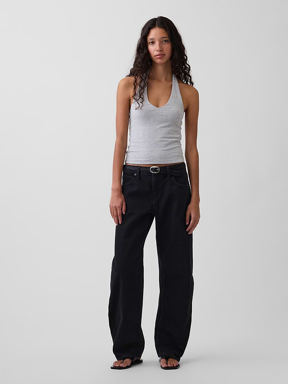 CloseKnit Halter Crop Top