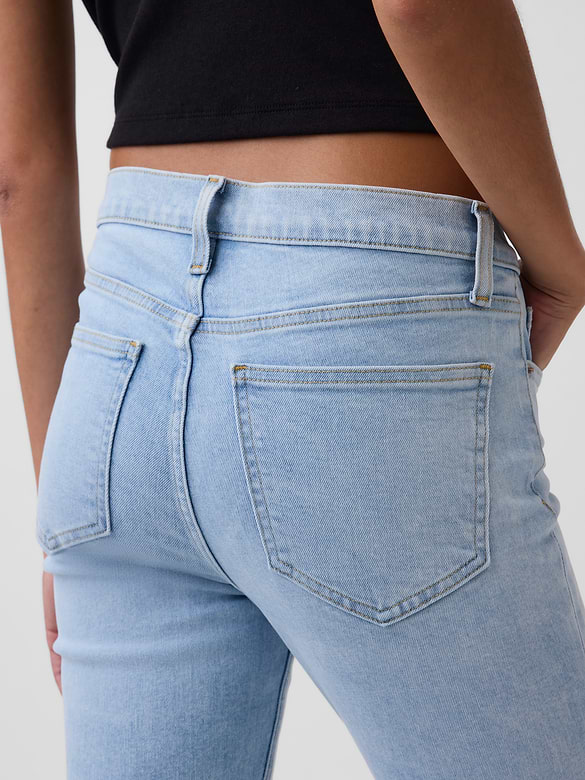 Mid Rise Vintage Slim Jeans