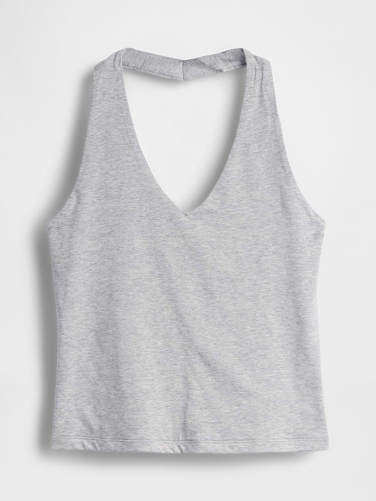 Image number 5 showing, CloseKnit Halter Crop Top