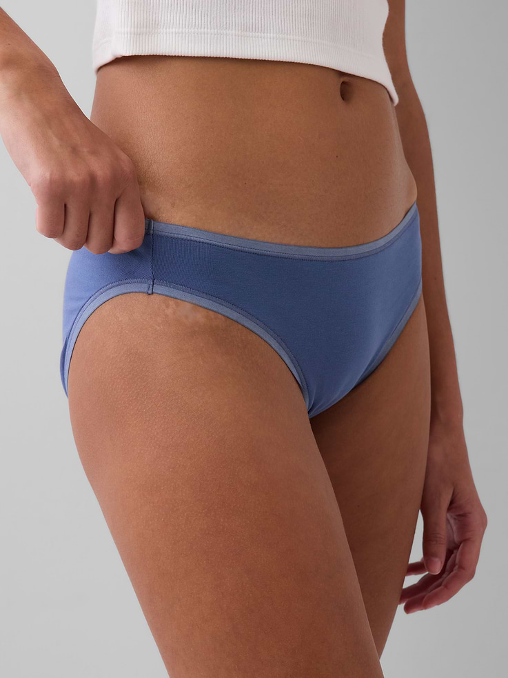 Image number 3 showing, Organic Stretch Cotton Bikini (3-Pack)