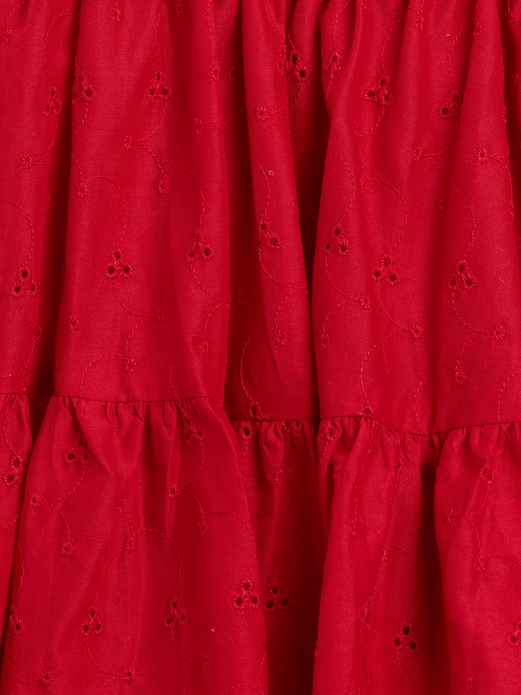 Image number 4 showing, Kids Mixed Media Tiered Tank Dress