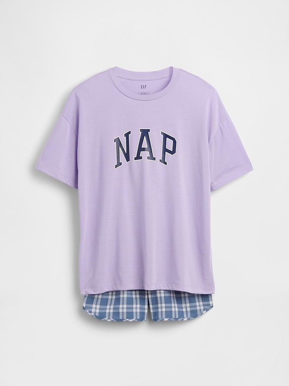Kids Recycled PJ Short Set