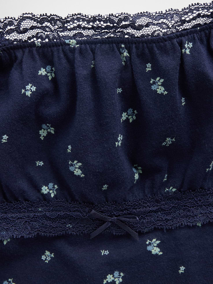 Image number 4 showing, Kids Lace-Trim Puff-Sleeve Top