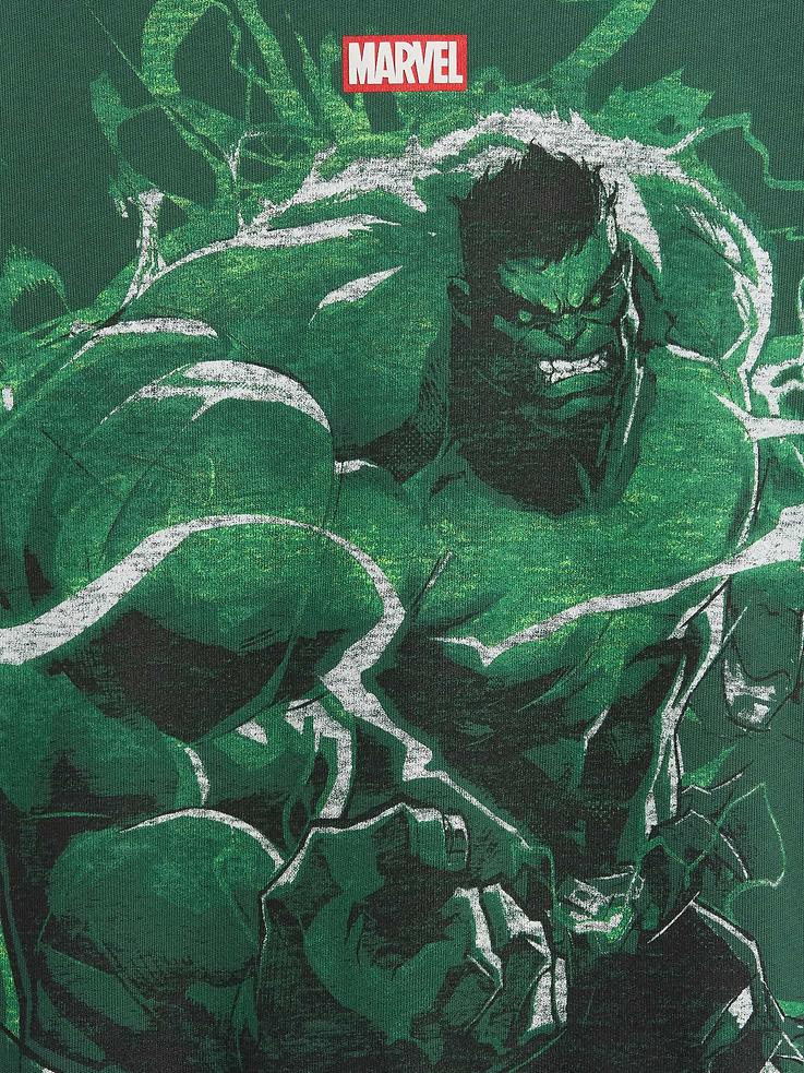 L'image numéro 3 présente T-shirt surdimensionné à imprimé Marvel pour enfant