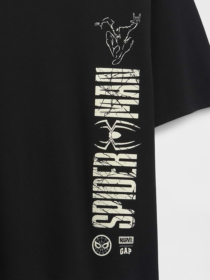 Image number 3 showing, Kids Marvel Oversized Graphic T-Shirt