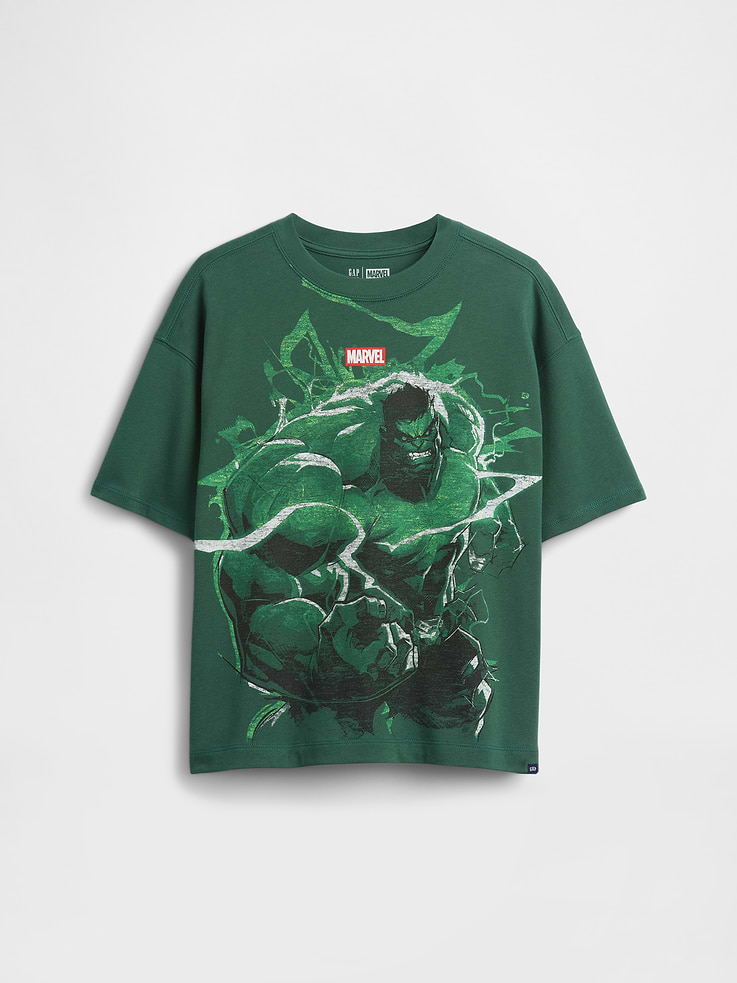 L'image numéro 1 présente T-shirt surdimensionné à imprimé Marvel pour enfant