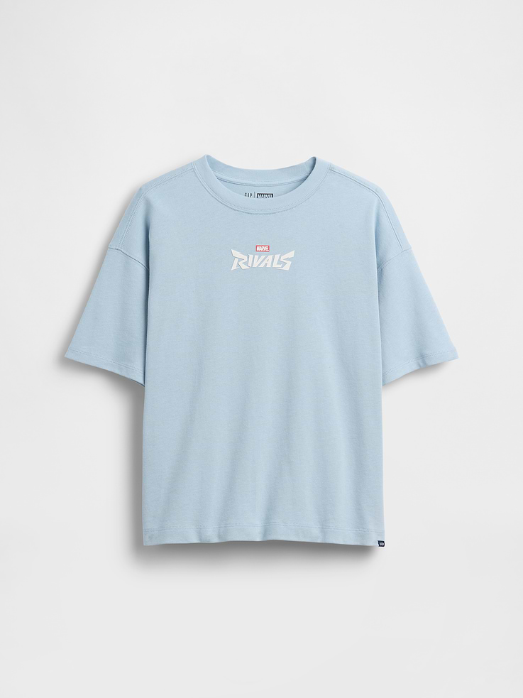 Image number 1 showing, Kids Marvel Oversized Graphic T-Shirt